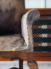 Early 19th Century Leather Armchair