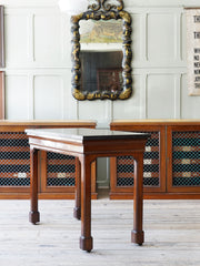 A 19th Century Faux Porphyry & Mahogany Console Table