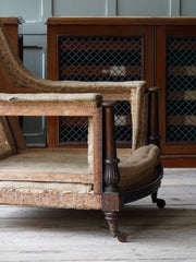 A George IV Low Armchair
