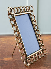 Edwardian Brass Easel Picture Frame