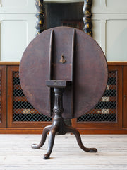 A George III Mahogany Tilt Top Table