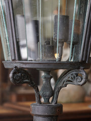 A Pair of 20th Century Pillar Lanterns
