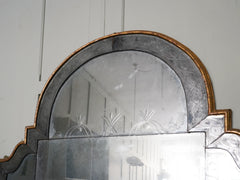 A Queen Anne Overmantel Mirror