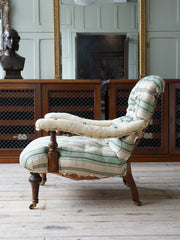 A Mid 19th Century Holland & Sons Open Armchair