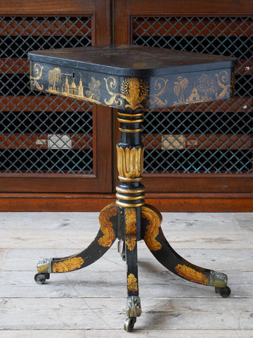 A George III Chinoiserie Work Table