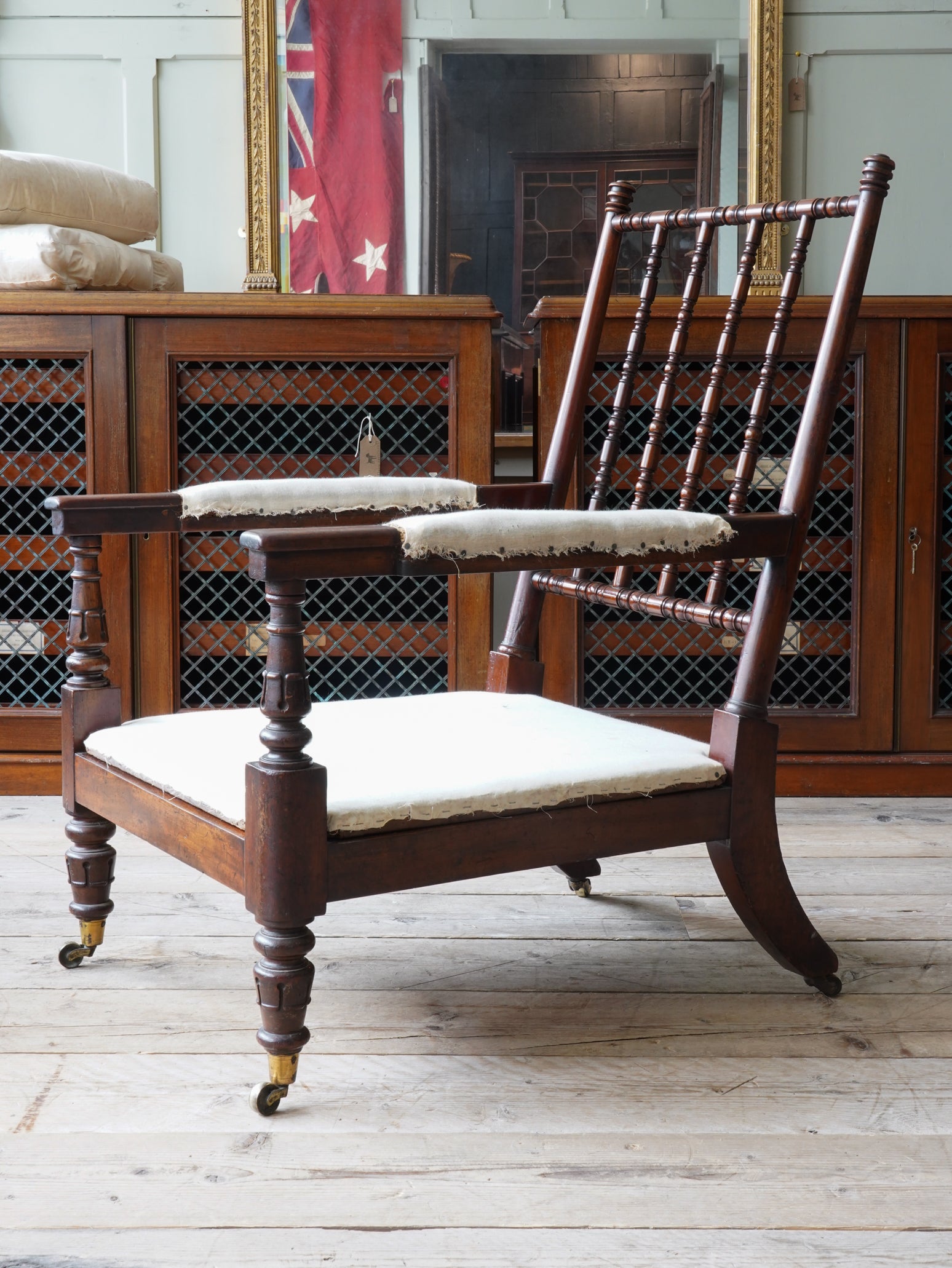 A 19th Century Mahogany Bobbin Chair