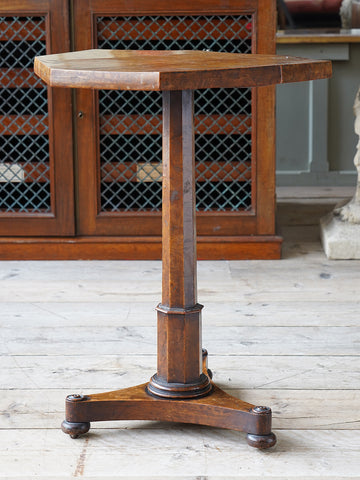 A George IV Burr Elm Lamp Table