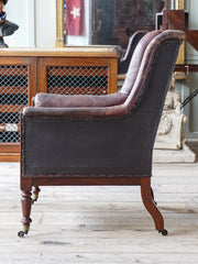 A William IV Leather Armchair
