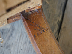 A 19th Century Walnut Desk Chair by Hindley & Sons