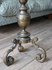 Brass & Nickel Floor Lamp