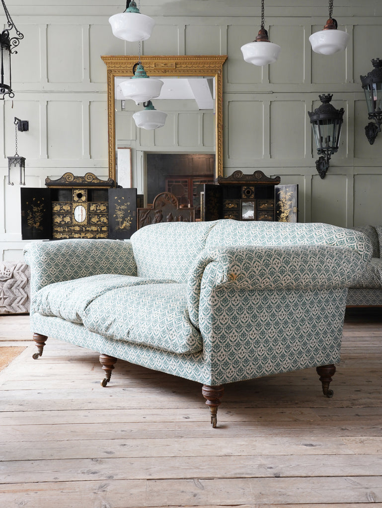 A Large 19th Century Howard & Sons Wimborne Sofa