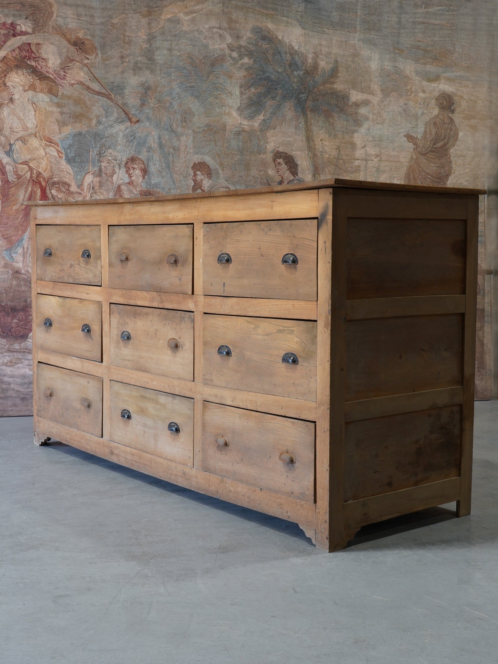 A Large Bank of Monastery Drawers