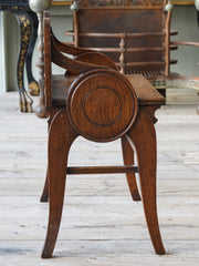 An Oak Hall Stool By James Shoolbred