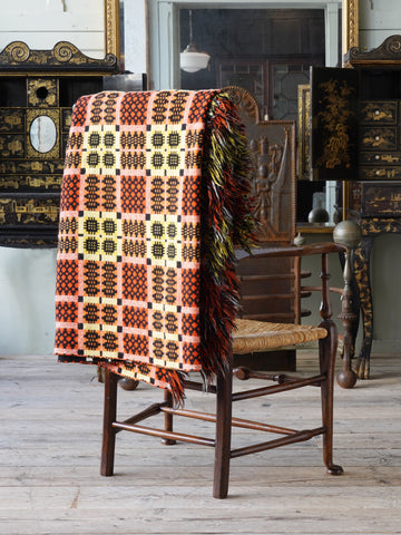 A Pure Wool Welsh Tapestry Blanket