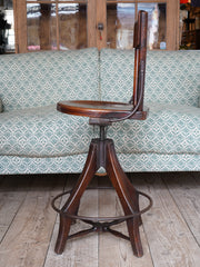 A 19th Century Mahogany Draught mans Task Chair