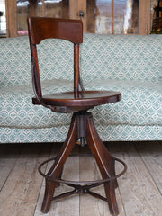 A 19th Century Mahogany Draught mans Task Chair