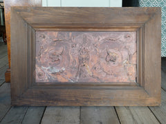 Early 19th Century Terracotta Tablet of The Green Man
