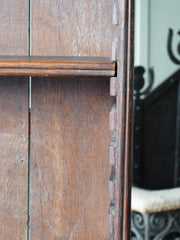 A George III Oak Open Bookcase