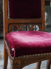 A Pair of Gothic Revival Side Chairs