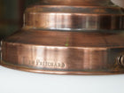 The Draughtsman Opaline Glass Pendant in Patinated Copper