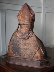 An 18th Century Italian Bust of Sant'Agostino