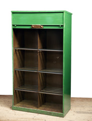 Green tambour Industrial Cabinet