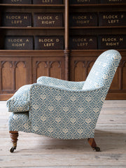 A 19th Century Howard and Sons Bridgewater Armchair