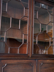A George III Astragal Glazed Mahogany Bookcase