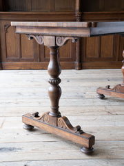 A Regency Rosewood Library Table