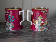 A Pair of 19th Century Peking Mugs