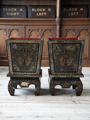 A Pair of Chinoiserie Planters