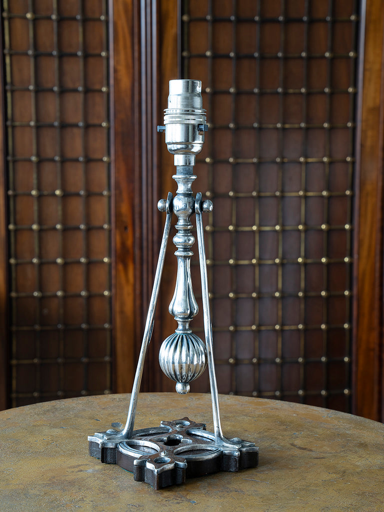 A 19th Century Silver Plated Gimbal Table or Wall Light