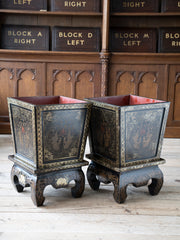 A Pair of Chinoiserie Planters