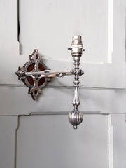 A 19th Century Silver Plated Gimbal Table or Wall Light