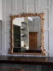 A Gilt Overmantle Mirror