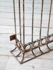 A Wrought Iron Balconette Panel