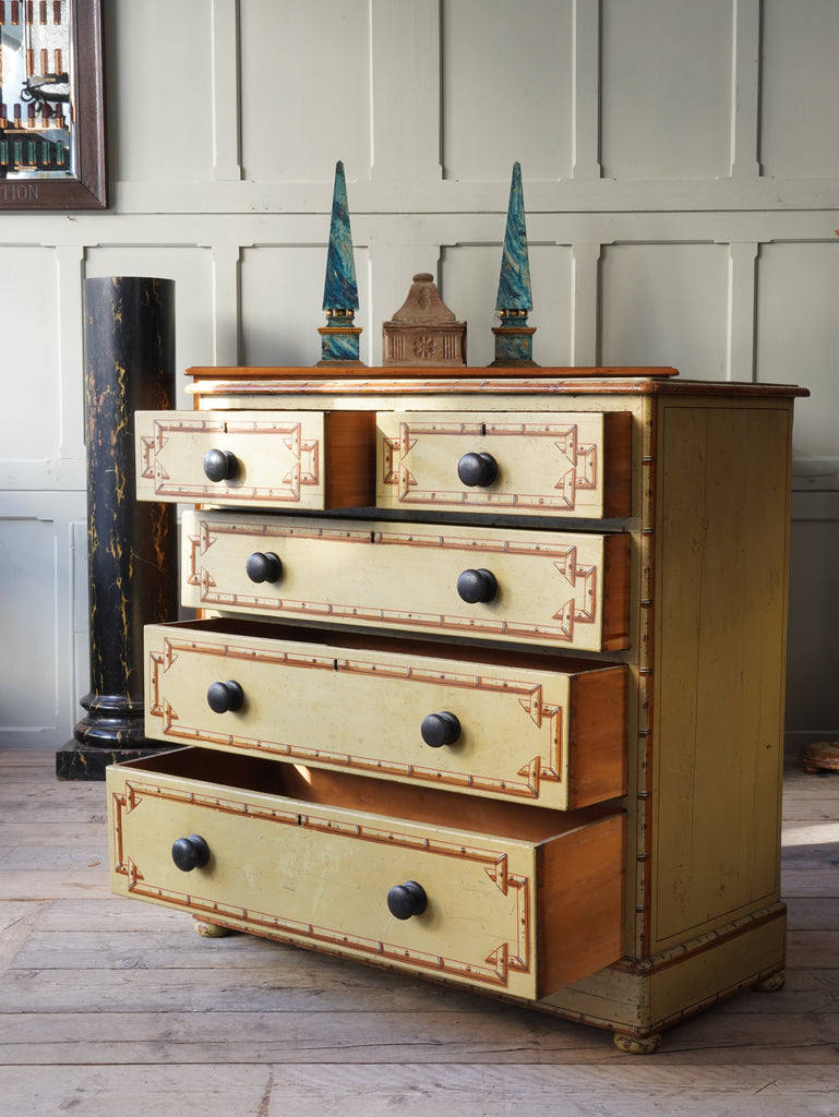 A 19th Century Painted Chest – Drew Pritchard Ltd