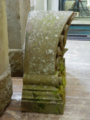 A Carved Sandstone Anthemion Pediment
