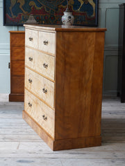 Flame Maple Chest of Drawers