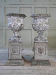 A Pair of Vicenza Stone Urns