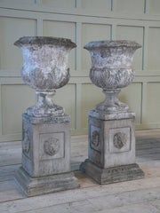 A Pair of Vicenza Stone Urns