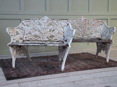 A Pair of Coalbrookdale Foundry Style Benches