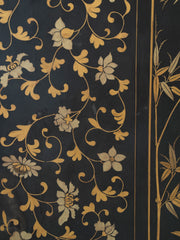 An Early 19th Century Chinese Export Eight-Fold Lacquer Screen