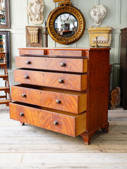 A Simulated Mahogany Chest of Drawers