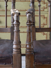 A Pair of 19th Century Gothic Armchairs