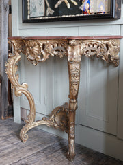 French Rococo Console Table