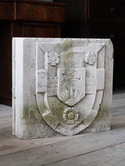 Heraldic Limestone Panel