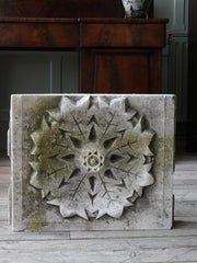 Carved Limestone Snow Flake
