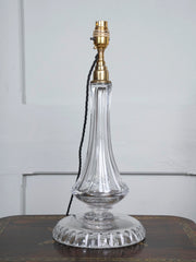 A 19th Century Cut Glass Table Lamp