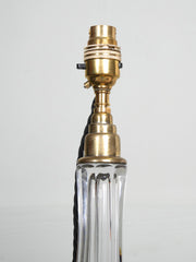 A 19th Century Cut Glass Table Lamp